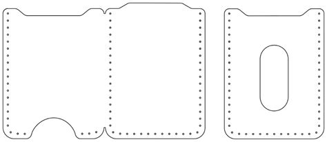 wallet template shmoxd   leather patterns templates leather