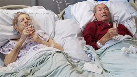husband s hospital bed moved next to dying wife for her