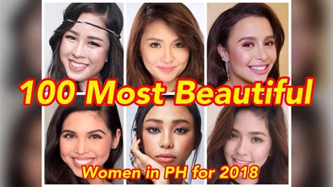 philippines most beautiful women of 2018 youtube