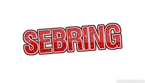 sebring logo   design tool  flaming text
