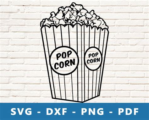 popcorn svg popcorn png popcorn dxf popcorn clipart popcorn cut