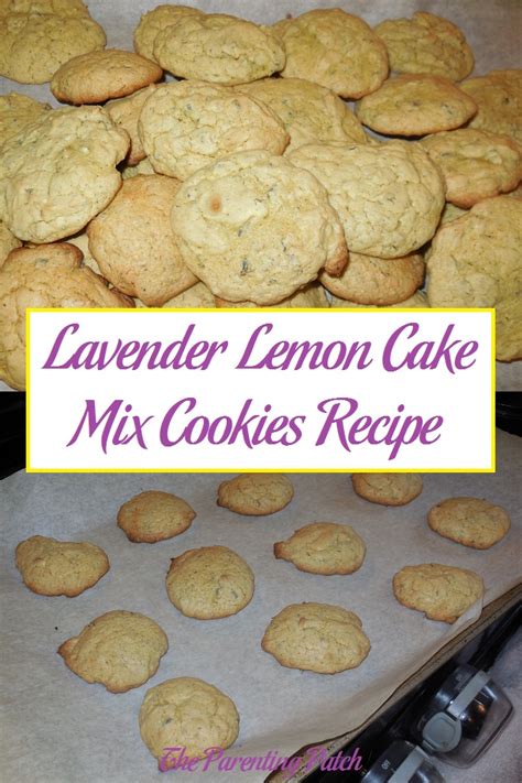 lavender lemon cake mix cookies recipe parenting patch