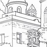 Coloring Places sketch template