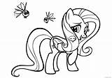Fluttershy Coloring4free sketch template