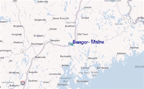 Bangor Maine Tide Station Location Guide