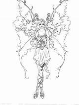 Coloring Pages Pixie Dolly Amy Brown Fairy Fairies Printable Mermaid Cute Adult Sprite Dragon Books Colouring Fantasy Mythical Color Book sketch template