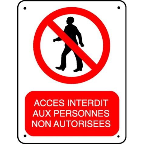 pictogramme acces interdit aux personnes  autorisees stocksignes