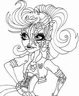 Monster Coloring High Pages Abbey Getdrawings sketch template