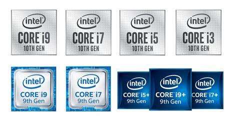 intel  introduce  logos   core series videocardzcom
