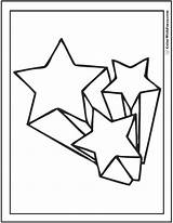 Coloring Star Shooting Pages Printable Sheet Stars Three Color Wars Print Lucky Pdf Characters Getdrawings Vector Ahsoka Designlooter Colorwithfuzzy Getcolorings sketch template