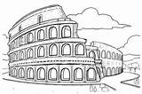 Coloring Italy Landmark Rome Pages Colosseum Historical Learn Sites Building Coloringpagesfortoddlers sketch template