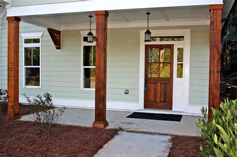 cedar porch columns style — extravagant porch and landscape ideas