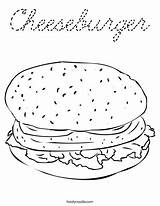 Coloring Cheeseburger Cursive Favorites Login Add sketch template
