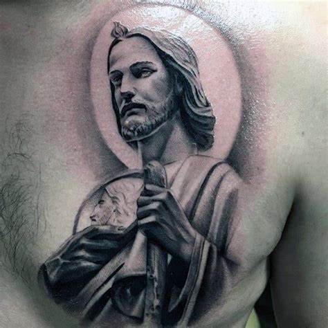 Top 101 Christian Tattoo Ideas [2021 Inspiration Guide] Jesus Chest
