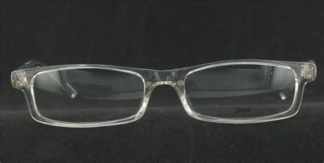 Soho Eyewear 56 Eyeglasses Crystal Clear Plastic