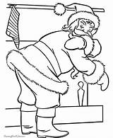 Coloring Pages Santa Christmas sketch template