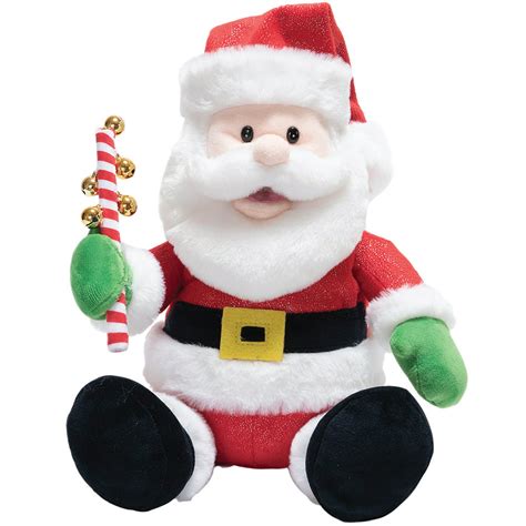 Jingling Santa Claus Christmas Musical Plush Sings Jingle Bell Rock
