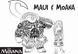 Moana Coloring Pages Disney Tamatoa Sheet Printable Her Maui sketch template