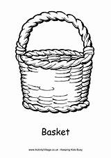Basket Colouring Coloring Pages Easter Wicker Drawing Printable Colour Kids Activity Activityvillage Fruit Simple Spring Getdrawings Explore Village Activities Choose sketch template