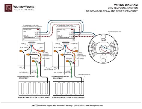 nest wiring diagram  ac