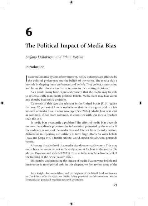 political impact  media bias