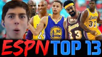 espn top  players   time nba  squad builder youtube