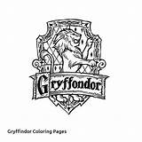 Potter Harry Coloring Gryffindor Crest Pages Hogwarts Houses Kids Printable House Drawing Color Dobby Slytherin Simple Children Getdrawings Gryffondor Getcolorings sketch template