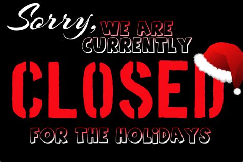 closed   holidays template postermywall