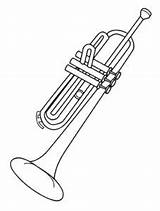 Instrumentos Musicais Desenhos Sopro ótimos Criatividade Sax Trombone sketch template