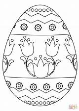 Ostern Osterei Easter Ostereier Pasqua Malvorlagen Uovo Tulpe Malvorlage Tulpen Muster Oster Anmalen Osterhase Uova Stampare sketch template