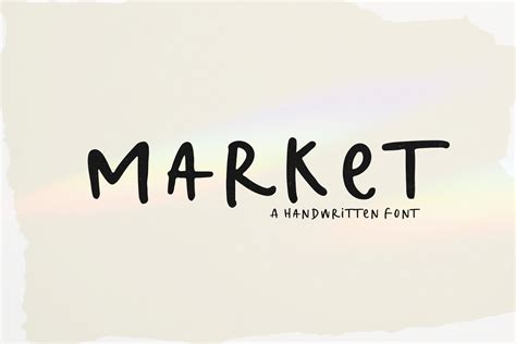 market  handwritten font  display font bundles