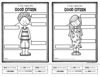 good citizen worksheets  st grade  worksheet