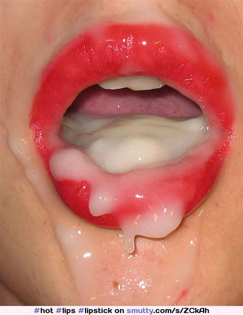 lips lipstick cumlips cum mouthful tasty cumhungry sexy