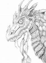 Dragon Coloring Pages Adults Adult Dragons Dessin Coloriage Drawings Drawing Line Imprimer Et Fairy Adultes Colorier Guinevere Voor Ethel Deviantart sketch template