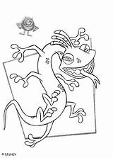 Randall Coloring Online Pages Hellokids Print Color Monsters Inc sketch template