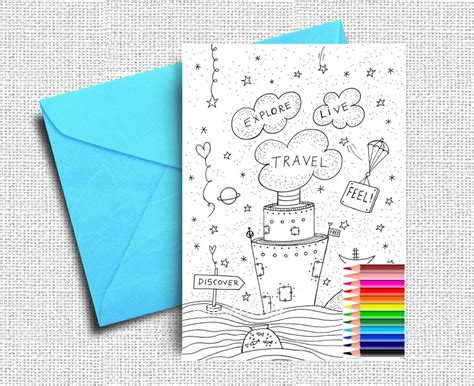 printable card adult coloring cards coloring cards blank coloring