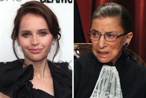 felicity jones to play supreme court justice ruth bader ginsburg in movie deadline