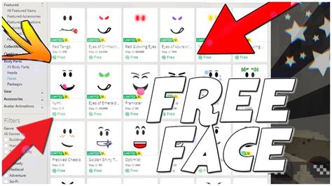 How To Get Free Faces On Roblox 2018 Working