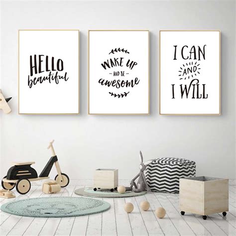 inspiring life quotes poster  wall modern home decor canvas