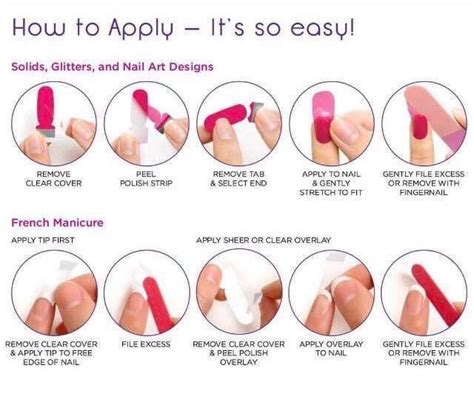 How To Apply Your Color Street 100 Nail Polish Strips Easy To Apply