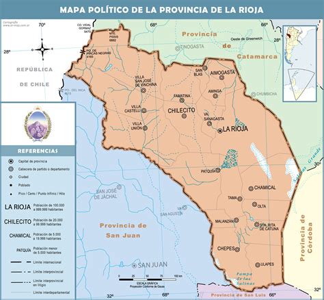 mapa politico de la provincia de la rioja argentina tamano completo gifex