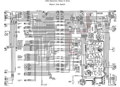 chevrolet nova wiring diagram  circuit highlight flickr