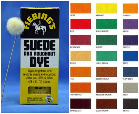 fiebings suede and roughout dye with applicator nubuck