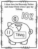 Pages Lds Tithing Coloring Pay Printable Template Lesson sketch template