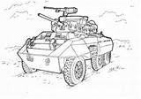 Coloring Pages Army Military Printable Tank Vehicles Kids Greyhound Color Sheets Car Adults Armored Truck M8 Print Tanks Book Main sketch template