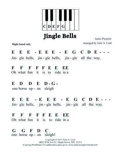 sheet    words jingle bells
