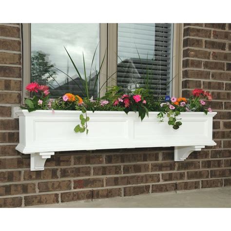 mayne  fairfield plastic window box planter reviews wayfair window planter boxes