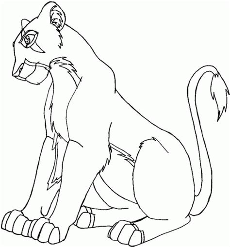 lion king  coloring sheets