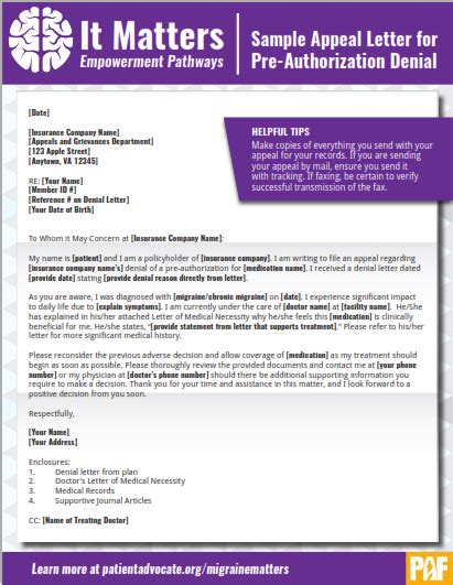 sample insurance appeal letter  letter template collection