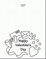 Coloring Card Valentine Cards Printable Pages Kids Color Valentines Happy Choose Board Templates Getdrawings Drawing Getcolorings sketch template